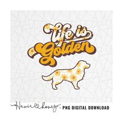 retro golden retriever png - golden retriever mama png - golden mom - gift for golden retriever lover - dog sublimation