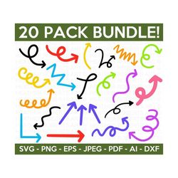 arrows svg bundle, arrows svg, arrow signs svg bundle, right arrow svg, left arrow svg, hand-drawn arrow svg, cut files cricut, silhouette