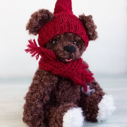 Handmade mohair soft toy Teddy Bear