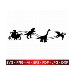 christmas dinosaur sleigh ride svg, dinosaur sleigh ride, santa sleigh svg, christmas svg, kids christmas svg, dinosaur svg, cricut cut file