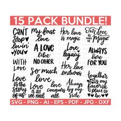 love quotes svg bundle, inspirational svg, motivational quotes svg, positive quotes svg, hand-lettered quotes, cricut cut file, silhouette