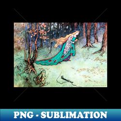 The Frog Prince - Warwick Goble - Aesthetic Sublimation Digital File - Perfect for Personalization