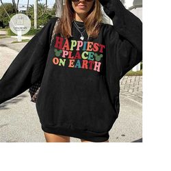 happiest place on earth shirt, colorful vacay shirt, mickey ears shrit, disney vacation shirt, disneyworld shirt, disney