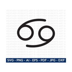 cancer sign svg, cancer zodiac svg, zodiac signs svg, astrology signs svg, zodiac symbols svg, constellation signs svg, cut file cricut