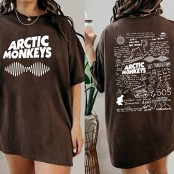 arctic monkeys 2023 north america tour dates t-shirt, arctic music lyrics shirt, arctic monkeys merch, music concert tee