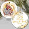 Personalized 50th Year Anniversary Ornament, Custom Photo Couple, Gift For Parents Grandpa, 2 Sides Ceramic Ornament, Married Couple Gift - 2.jpg