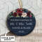 Personalized Mr Mrs Christmas Ornament, Wedding Gift Keepsake, First Christmas Married Ornament, Our First Christmas as Mr and Mrs Ornament - 4.jpg