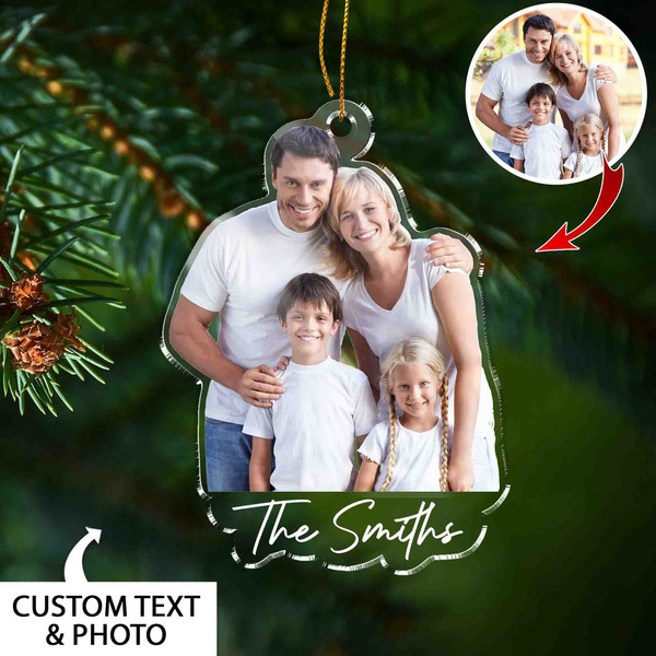 Personalized Photo Christmas Ornament, 2023 Christmas Ornament, Custom Picture Ornament, Couple Family Pet Ornament, Xmas Gift Decoration - 8.jpg