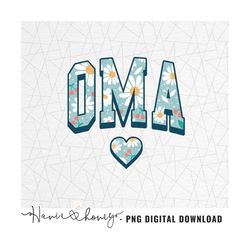 retro sublimations - mother's day sublimations - mother's day gift - oma sublimation - oma png - vintage oma png - flora