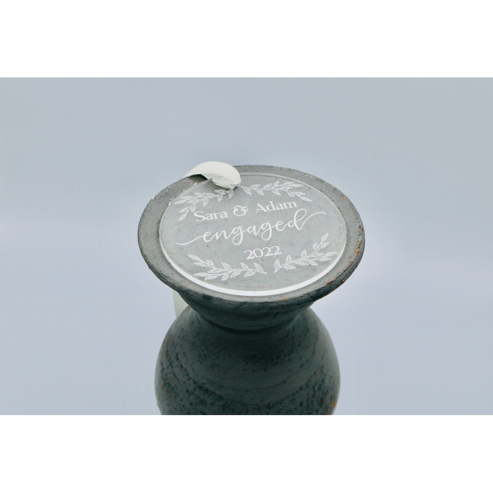 Personalized Engagement Ornament Engagement Gift Gift for Couple Custom Ornament Wedding Gift Romantic Gift Engagement Keepsake - 2.jpg