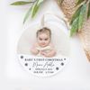 Baby's First Christmas Ornament, Acrylic Photo Ornament, Personalized New Baby Ornament 2023, Birth Stats Keepsake, Newborn Baby Gift - 3.jpg