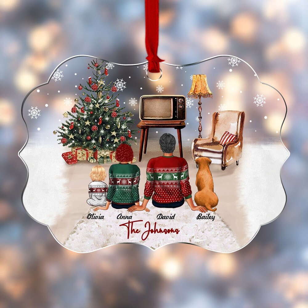 Custom Family Ornament 2023, Personalized Family Christmas Ornament, Fur Family Ornament, Family with Pet Christmas Ornament, Christmas Gift - 1.jpg