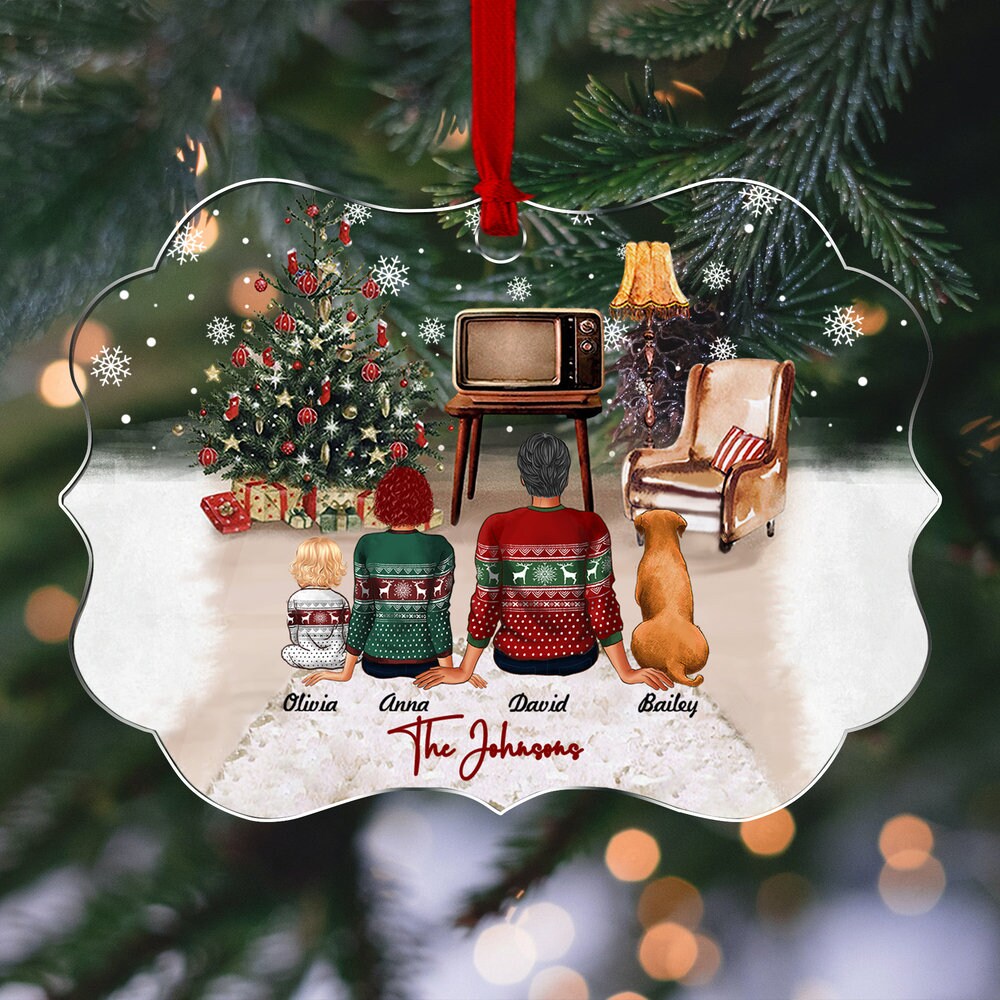 Custom Family Ornament 2023, Personalized Family Christmas Ornament, Fur Family Ornament, Family with Pet Christmas Ornament, Christmas Gift - 2.jpg