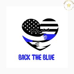 back the blue heart svg, jobs svg, trending svg, police svg, back the blue svg, blue heart svg, thin blue line svg, poli
