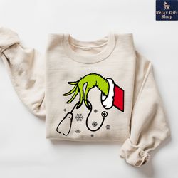 nurse sweatshirt, christmas nurse shirt, nurse crewneck, nursing school tee, nurse life sweatshirt, registered nurse shi