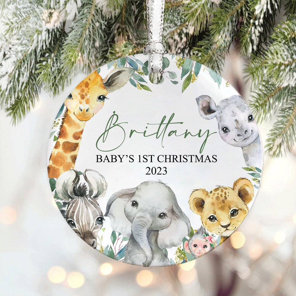 Personalized Baby First Christmas Ornament 2023, Baby Shower Gift, Custom Baby Keepsake, Newborn Gift, 1st Christmas, New Baby, Bauble - 5.jpg