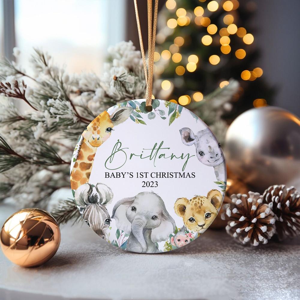 Personalized Baby First Christmas Ornament 2023, Baby Shower Gift, Custom Baby Keepsake, Newborn Gift, 1st Christmas, New Baby, Bauble - 7.jpg