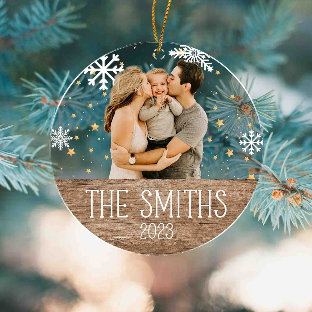 Personalized Christmas Ornament, Christmas Gift, Family Picture Ornament, Custom Family Ornament, Photo Ornament, Family Keepsake Ornament - 3.jpg