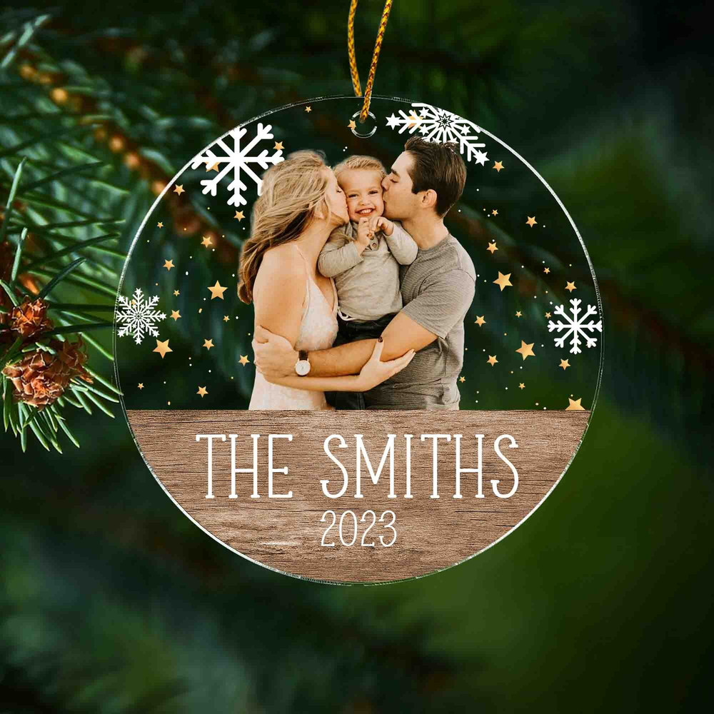 Personalized Christmas Ornament, Christmas Gift, Family Picture Ornament, Custom Family Ornament, Photo Ornament, Family Keepsake Ornament - 4.jpg