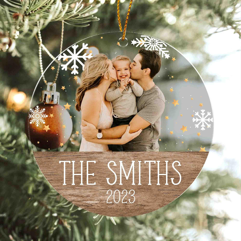 Personalized Christmas Ornament, Christmas Gift, Family Picture Ornament, Custom Family Ornament, Photo Ornament, Family Keepsake Ornament - 7.jpg