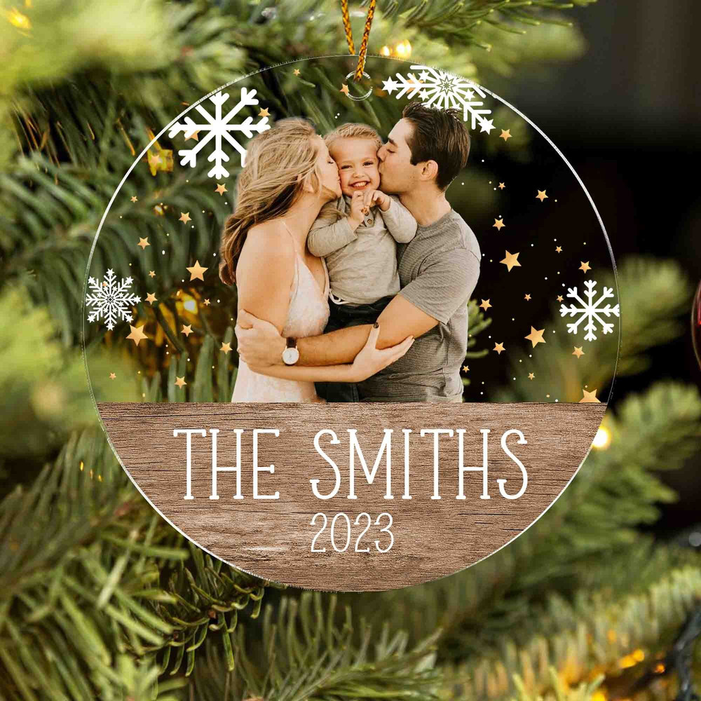 Personalized Christmas Ornament, Christmas Gift, Family Picture Ornament, Custom Family Ornament, Photo Ornament, Family Keepsake Ornament - 8.jpg
