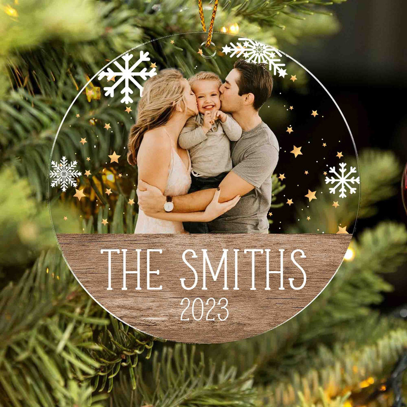 Personalized Christmas Ornament, Christmas Gift, Family Picture Ornament, Custom Family Ornament, Photo Ornament, Family Keepsake Ornament - 8.jpg