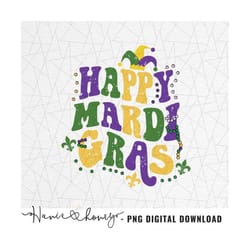 mardi gras sublimation - mardi gras png - retro png - digital download - mardi gras festival - happy mardi gras png - ma
