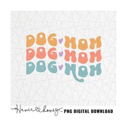 dog mom png - dog mom shirt - dog mama png - fur mom png - dog png - retro boho png - sublimation design - retro dog sub