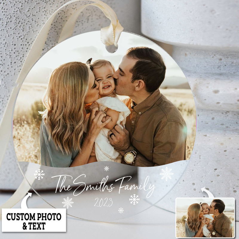 Personalized Family Ornament 2023, Christmas Gift Ornament, Custom Photo Ornament, Personalized Christmas Ornament, Family Picture Ornament - 5.jpg