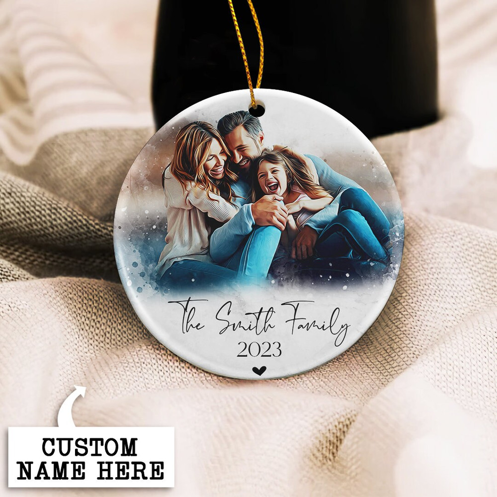 Personalized Family Picture Ornament, Christmas Gift, Custom Photo Ornament, Personalized Family Christmas Ornament, Family Ornament - 4.jpg