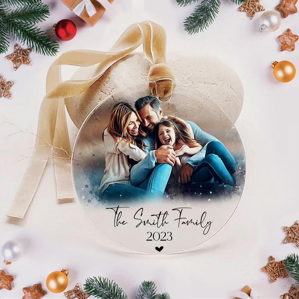 Personalized Family Picture Ornament, Christmas Gift, Custom Photo Ornament, Personalized Family Christmas Ornament, Family Ornament - 5.jpg