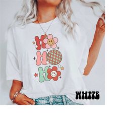 ho ho ho shirt, comfort colors retro christmas shirt christmas tee mom christmas gift funny holiday shirt retro santa sh