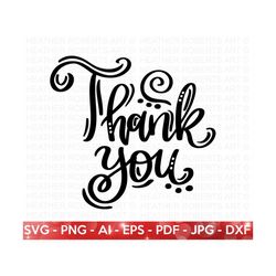 thank you svg, thank you sign, floral, wedding thank you svg, thank you card, printable, thankful, cut file cricut, silhouette