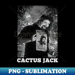 cactus jack blackwhite - sublimation-ready png file - create with confidence
