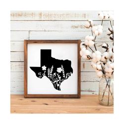 texas svg, wildflowers svg, texas flag, texas shape, texas clipart, howdy yall, cut file for cricut, silhouette, png, dxf