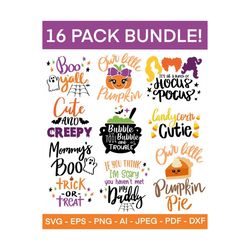 halloween svg bundle, halloween svg, fall svg, autumn svg, ghost svg, hocus pocus svg, pumpkin svg, quotes, cut file cricut, silhouette