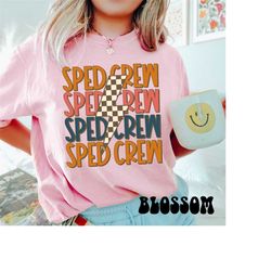 comfort colors sped crew shirt, sped squad t-shirt, special education group shirt, special ed gift, sped teacher gifts,