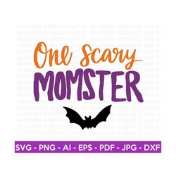 one scary momster colored svg, halloween svg, halloween shirt svg, halloween quote, scary vibes, halloween vibes,cut files cricut,silhouette