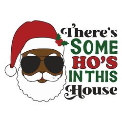 christmas svg, sunglass santa svg, african american santa svg, merry christmas png, logo christmas svg, instant download