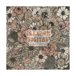 floral seamless pattern sublimation digital design download-flowers seamless pattern, fall sublimation, spring flowers s