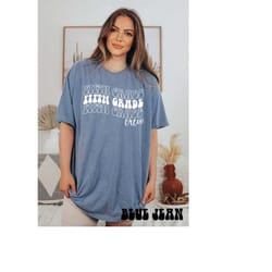 comfort colors fifth grade teacher group shirts, 5th grade teacher gift, retro teacher shirt, back to school shirts, fif