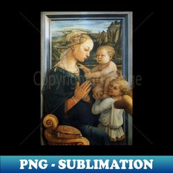 Madonna and Child by Lippi - Trendy Sublimation Digital Download - Unleash Your Inner Rebellion