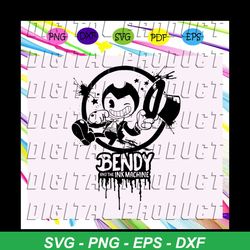 bendy and the ink machine,bendy svg, bendy doll, bendy and the ink, bendy ink machine, horror video game,trending svg fo