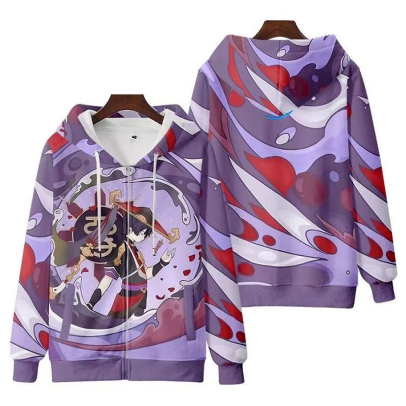 Wanderer Genshin Impact All Over Print 3D Hoodie Zip Hoodie, Wanderer Genshin Impact Hoodie 3D Zip Hoodie Fleece Hoodie