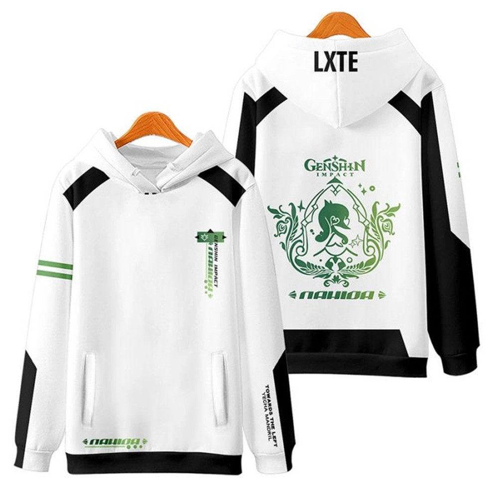 Nashida Genshin Impact All Over Print 3D Hoodie Zip Hoodie, Nashida Genshin Impact Hoodie 3D Zip Hoodie Fleece Hoodie