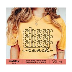 cheer coach svg, png dxf eps, cheerleader coach, cheer coach shirt, cheerleading coach, cheer season svg, cheerleader, cricut, silhouette