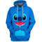 Cute Stitch All Over Print 3D Hoodie Zip Hoodie, Stitch Hoodie 3D Zip Hoodie Fleece Hoodie