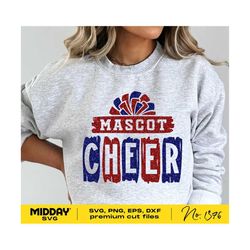 cheer svg, png dxf eps, cheerleader, cheerleading shirt, team template, pom pom, svg for cricut, silhouette, digital file, cheer team shirt