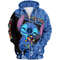 Cute Stitch All Over Print 3D Hoodie Zip Hoodie, Stitch Hoodie 3D Zip Hoodie Fleece Hoodie