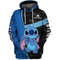 Cute Stitch All Over Print 3D Hoodie Zip Hoodie, Stitch Hoodie 3D Zip Hoodie Fleece Hoodie